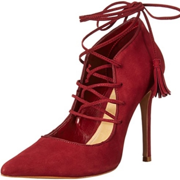 SCHUTZ Shoes - Schutz Women's Shyva Dress Pump Red Wine Suede size 6.5